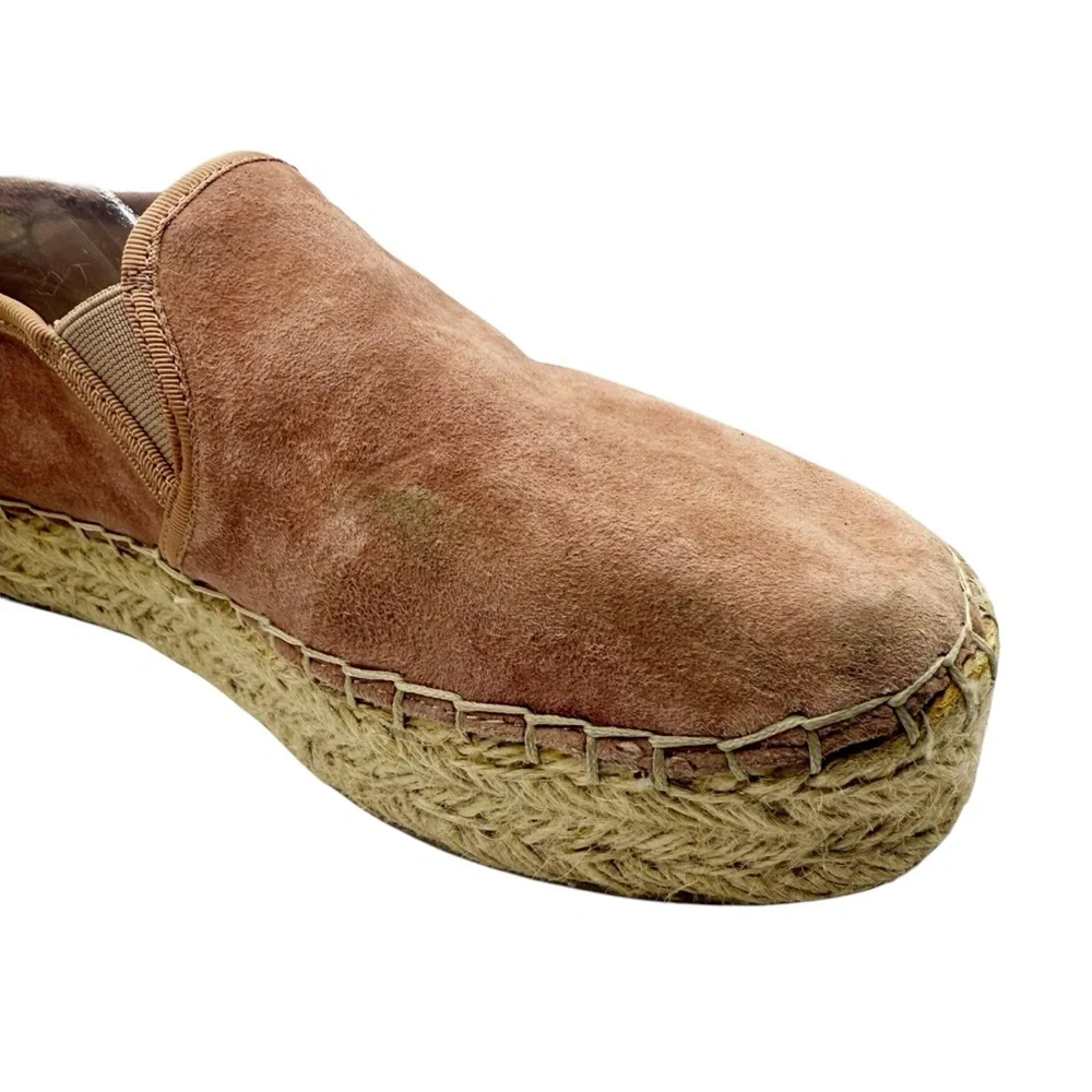Sam‎ Edelman Carrin Suede Platform Espadrille Flats size 9